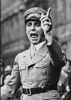 Goebbels var propagandaminister i nazi-tyskland og var raskt ute å bruke radio og film for propaganda