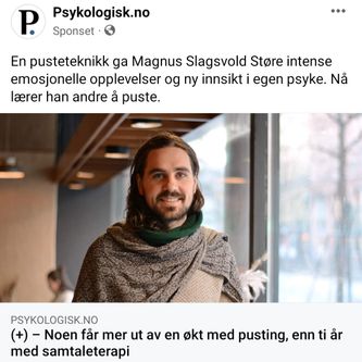 Dette er hentet fra internett og viser hvor effrektiv riktig pusteteknikk kan være. Det er ikke reklameinnlegg